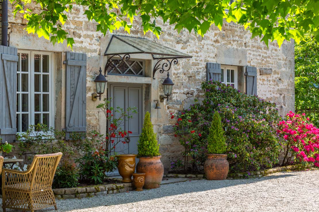 Façade de la maison d'hôtes A l'ombre du Château